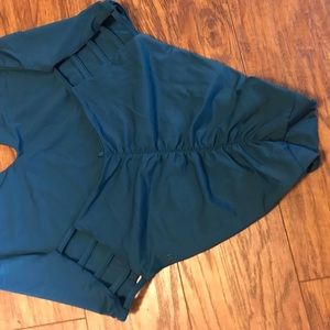 Arrow & Eve Swim - Arrow & Eve Dark Teal Deep V Halter One Piece Suit Arrow & Eve Swim - Arrow & Eve Dark Teal Deep V Halter One Piece Suit